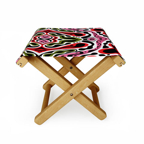 Andi Bird Beat Goes On Red Folding Stool