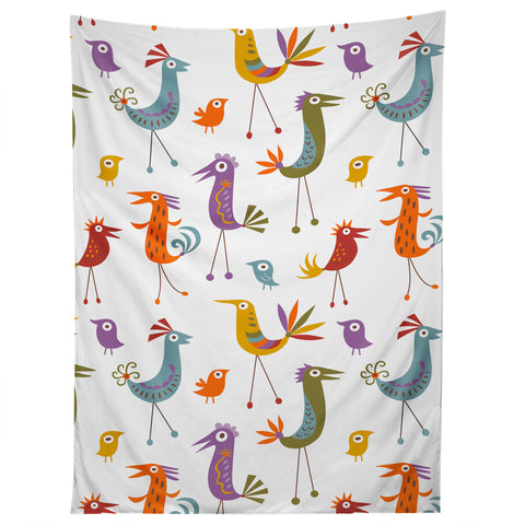 Andi Bird Bird Fun Tapestry