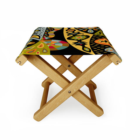 Andi Bird Bohemian Black Folding Stool