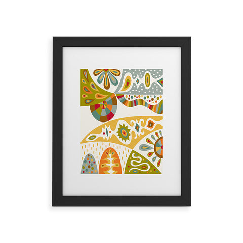 Andi Bird Bohemian Buff Framed Art Print