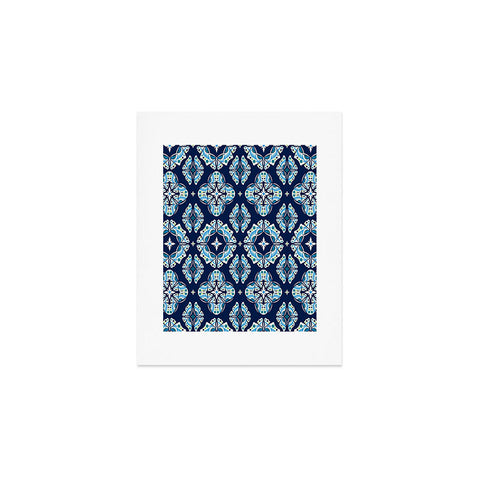 Andi Bird Butterfly Ornamental Blue Art Print