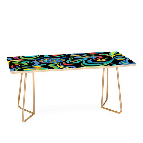 Andi Bird Cartwheel Black Coffee Table