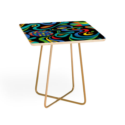 Andi Bird Cartwheel Black Side Table