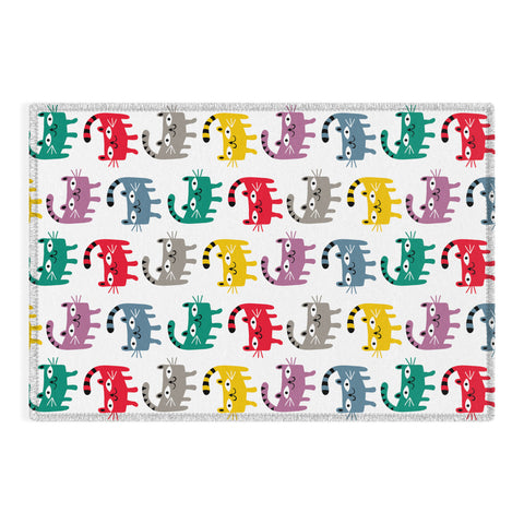 Andi Bird Cat Fun Outdoor Rug