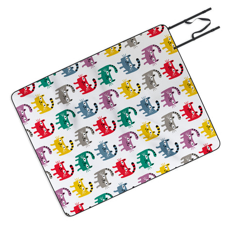 Andi Bird Cat Fun Picnic Blanket