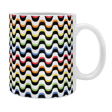 Andi Bird Celebrate Black Coffee Mug
