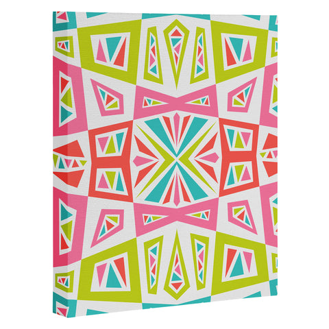 Andi Bird Checkmate Kaleidoscope Art Canvas