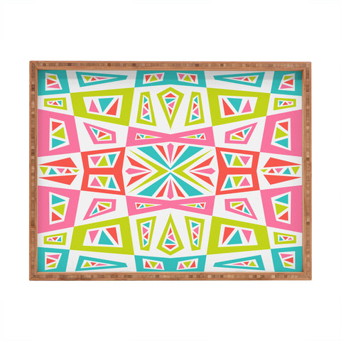 Andi Bird Checkmate Kaleidoscope Rectangular Tray