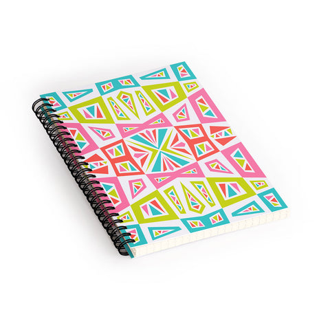 Andi Bird Checkmate Kaleidoscope Spiral Notebook