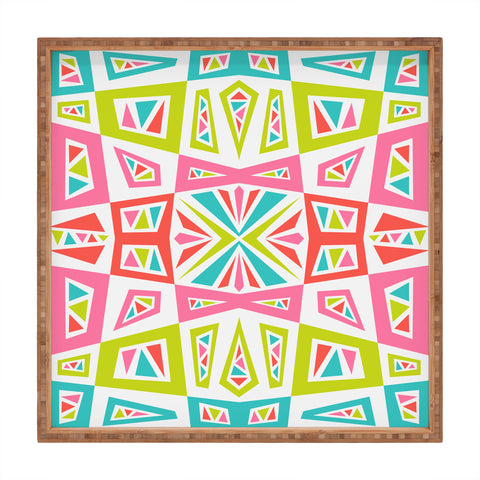 Andi Bird Checkmate Kaleidoscope Square Tray