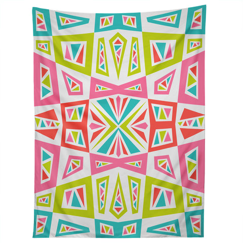 Andi Bird Checkmate Kaleidoscope Tapestry