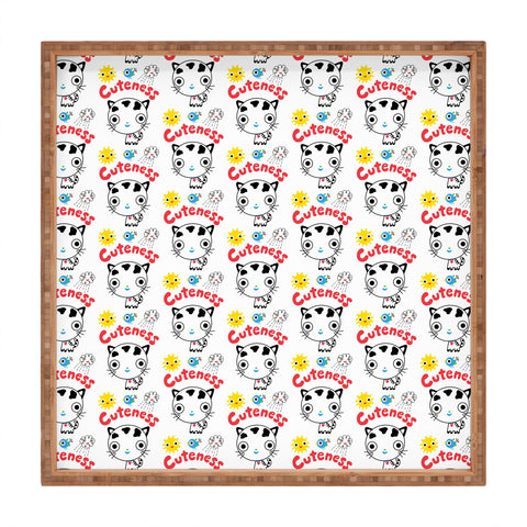 Andi Bird Cuteness Kitten Square Tray