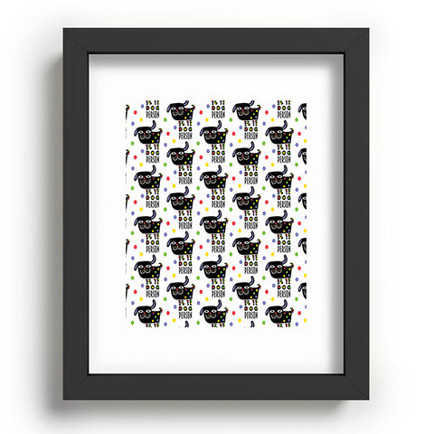 Andi Bird Dog Person Recessed Framing Rectangle