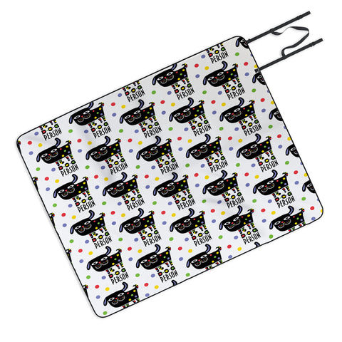 Andi Bird Dog Person Picnic Blanket