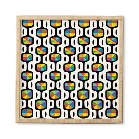 Andi Bird Double Dipper Black Framed Wall Art