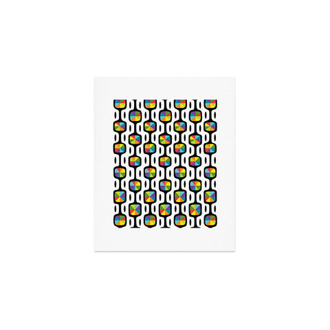 Andi Bird Double Dipper Black Art Print