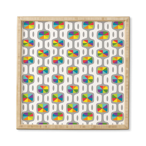 Andi Bird Double Dipper Grey Framed Wall Art