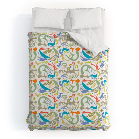Andi Bird ethics white Duvet Cover