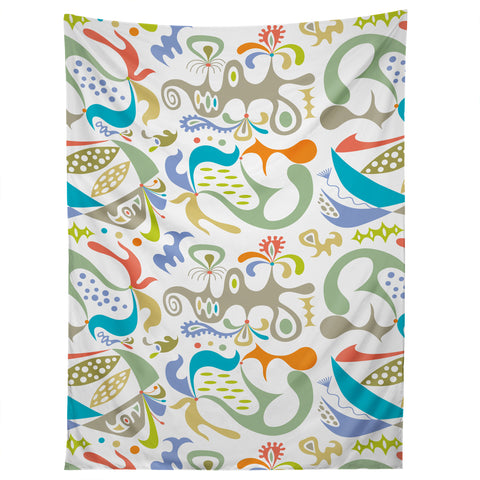 Andi Bird ethics white Tapestry