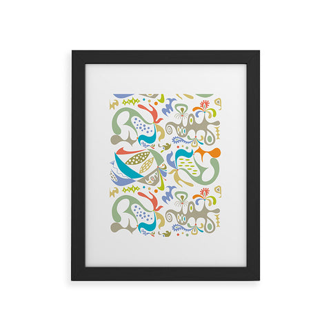 Andi Bird ethics white Framed Art Print