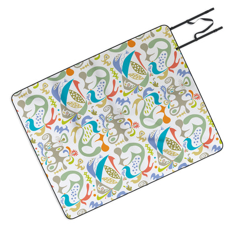 Andi Bird ethics white Picnic Blanket