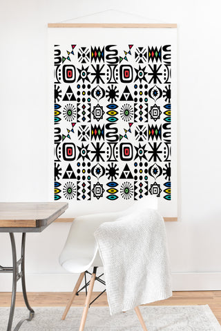 Andi Bird Flash Forward Black Art Print And Hanger