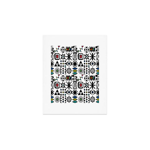 Andi Bird Flash Forward Black Art Print