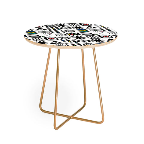 Andi Bird Flash Forward Black Round Side Table