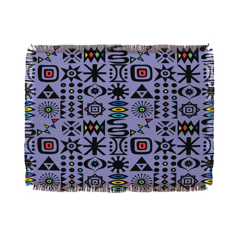 Andi Bird Flash Forward Dusk Throw Blanket