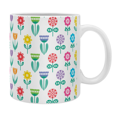 Andi Bird Garden Flowers Coffee Mug