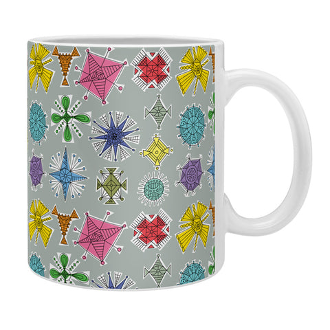 Andi Bird Geos Retro Graphite Coffee Mug