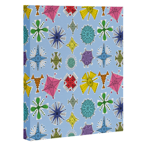 Andi Bird Geos Retro Sky Art Canvas