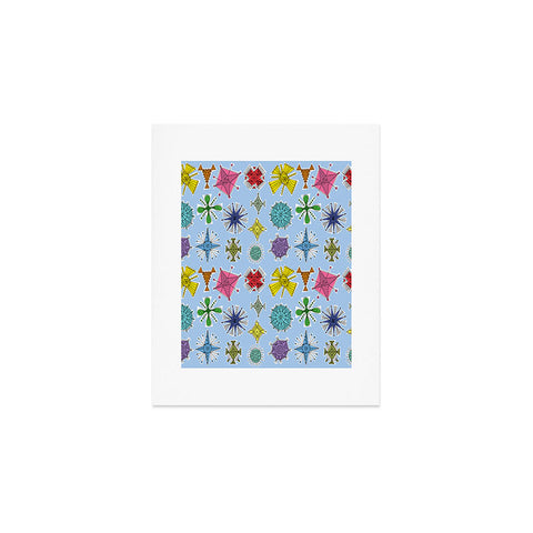 Andi Bird Geos Retro Sky Art Print