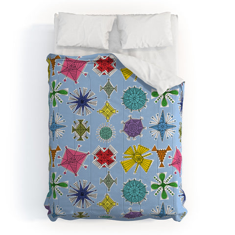 Andi Bird Geos Retro Sky Comforter