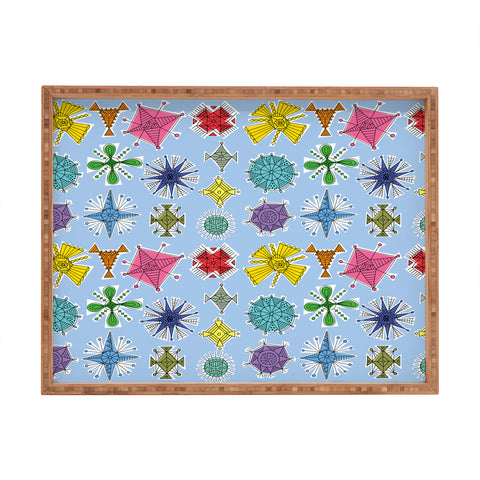 Andi Bird Geos Retro Sky Rectangular Tray