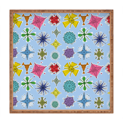 Andi Bird Geos Retro Sky Square Tray
