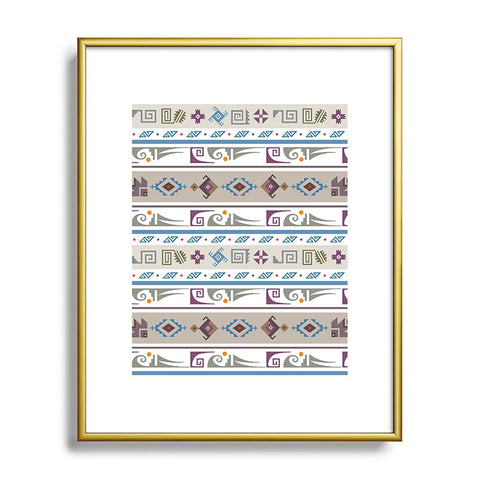 Andi Bird Go Wander Metal Framed Art Print