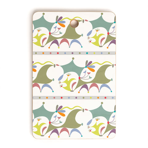 Andi Bird gracious white Cutting Board Rectangle