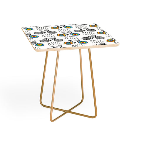 Andi Bird Happy Trails Biking Side Table