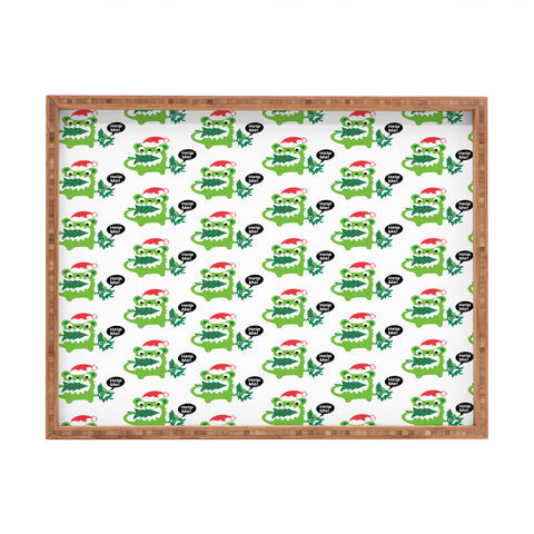 Andi Bird Help Me Holiday Rectangular Tray