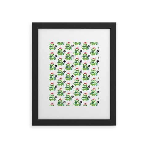 Andi Bird Help Me Holiday Framed Art Print
