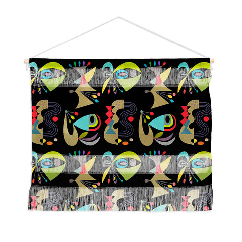 Andi Bird Honor Black Wall Hanging Landscape