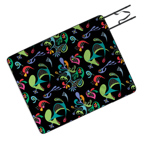 Andi Bird Justice black Picnic Blanket