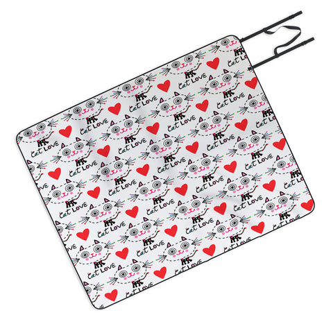 Andi Bird Kitten Love Picnic Blanket
