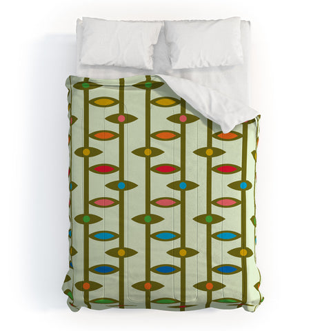 Andi Bird Larkspur Crema Comforter