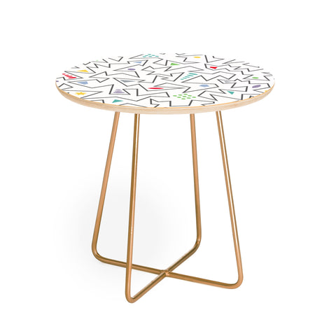 Andi Bird Line Wise Round Side Table