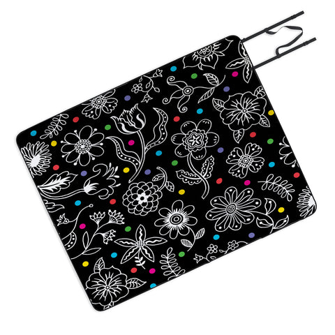 Andi Bird Marin Flowers Picnic Blanket