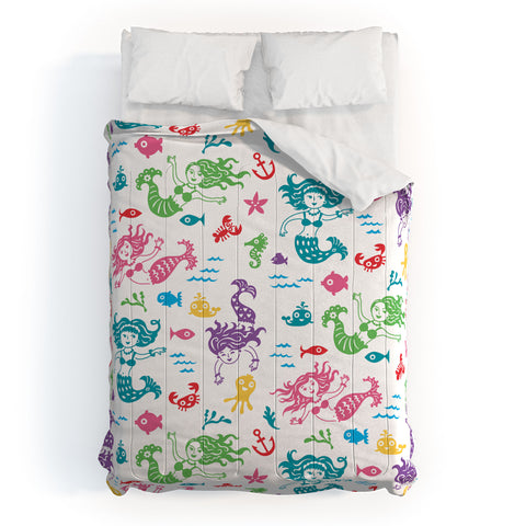 Andi Bird Merry Mermaids Comforter