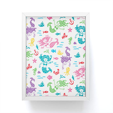 Andi Bird Merry Mermaids Framed Mini Art Print