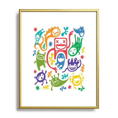 Andi Bird Misfits Metal Framed Art Print